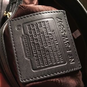 Authentic Black Vintage Coach Legacy Bag